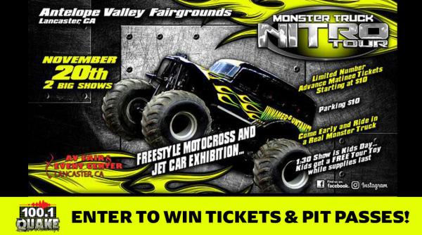 Win Tickets to the Monster Truck Nitro Tour!